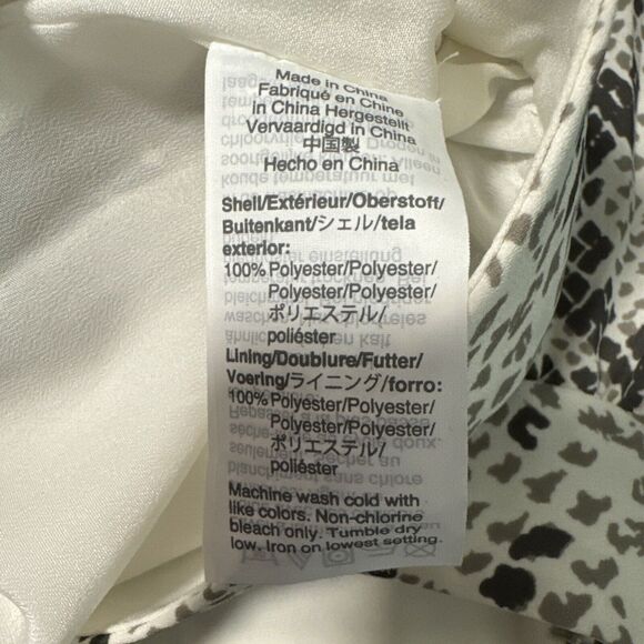 J. Crew Snake Print Pleated Midi Skirt Sz 6 Animal Print Career - Picture 7 of 8